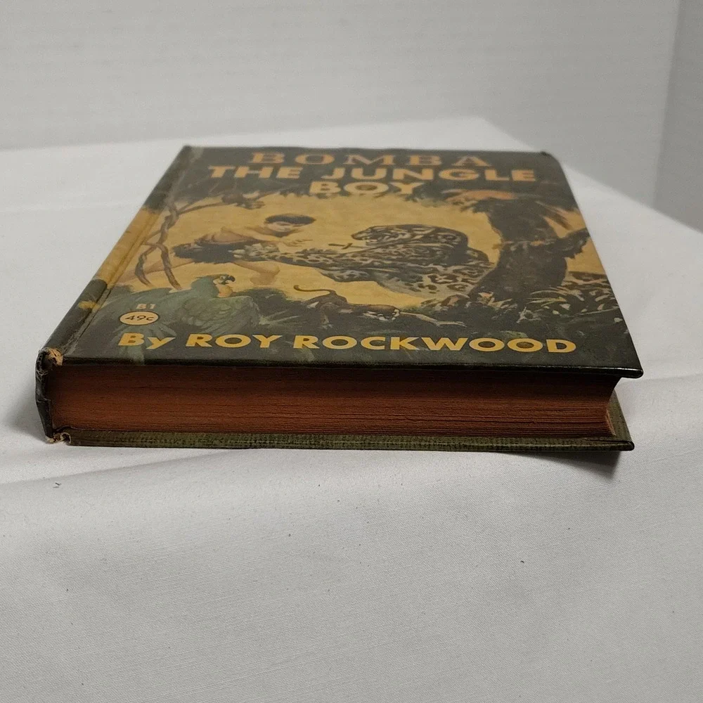 Bomba the Jungle Boy Book‎ Roy Rockwood Clover Books Vintage Adventure